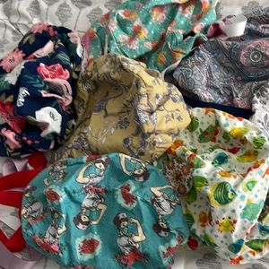 Assorted OR/hospital caps 10 pcs